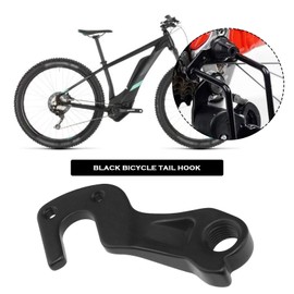 Mech Derailleur Hanger Bicycle Rear Hook Metal Rear Derailleur Hook 10149 Compatible with Cube Acid Analogue Attention Access, Black