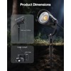 HIBOITEC 12W Spot Lights Outdoor 110V to 120V Landscape Lighting