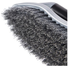 Elliott 10F00222 Scrubbing Brush with Grip Handle, Silver