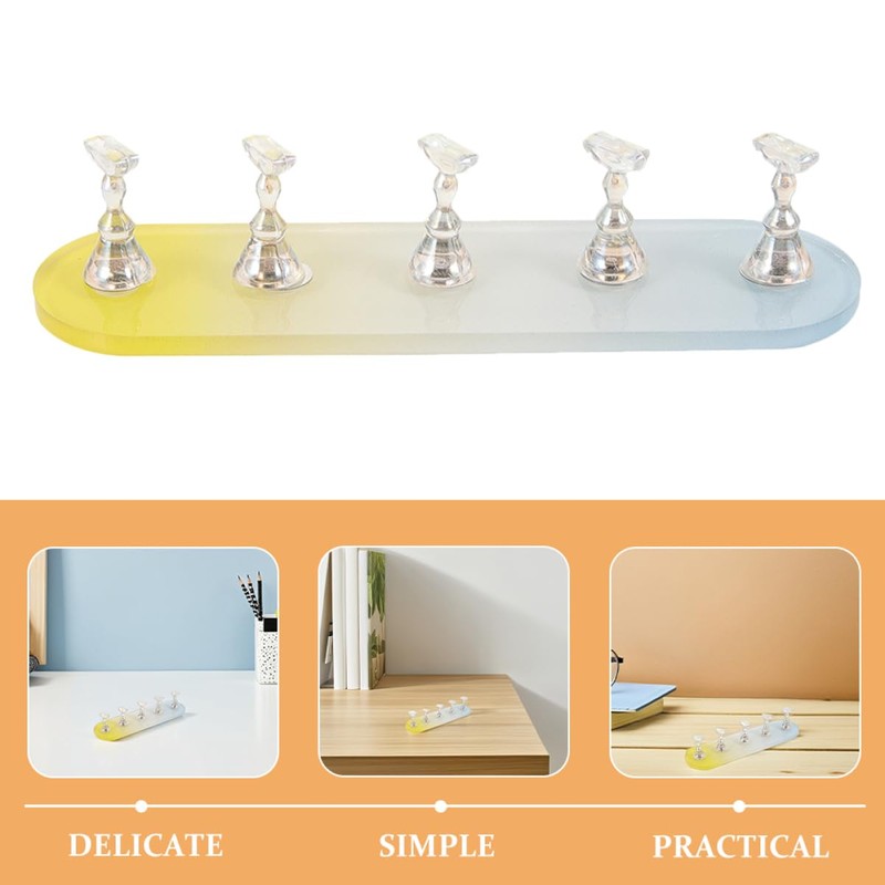 Outanaya Nail Accessories Set 2 Acrylic Nail Art Stands for