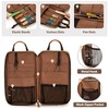 Damero Waxed Canvas Drumstick Bag, Mallet Storage Bag with Handle