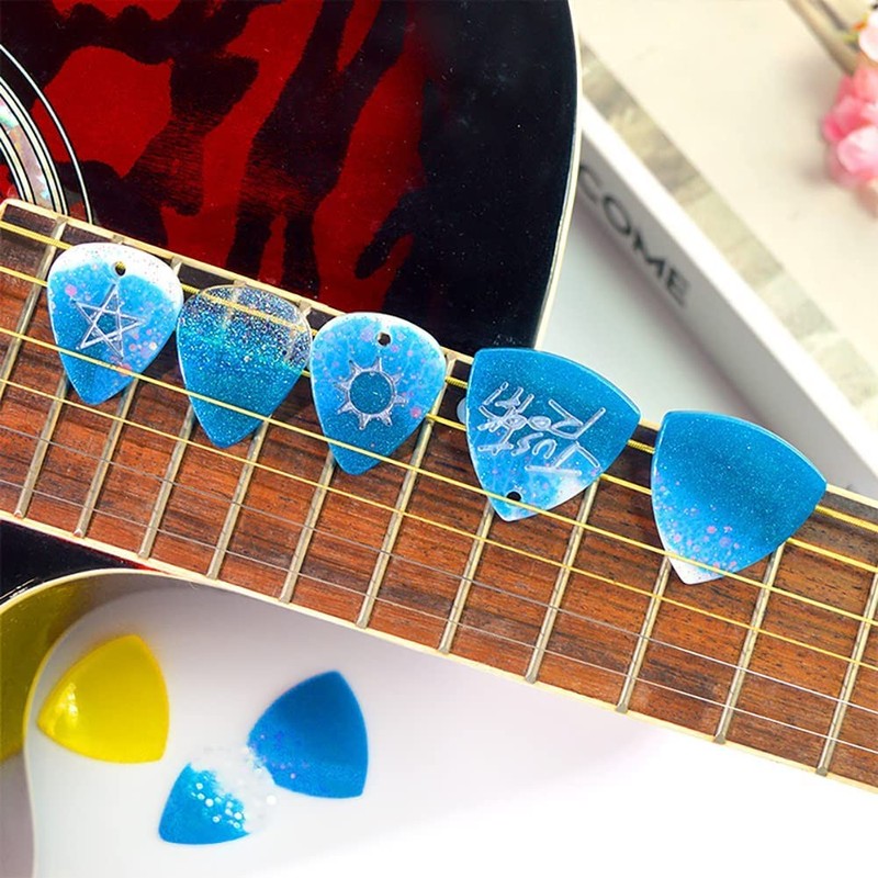 Guitar Picks, Guitar Picks Silicone Casting Resin DIY Soft Flexible