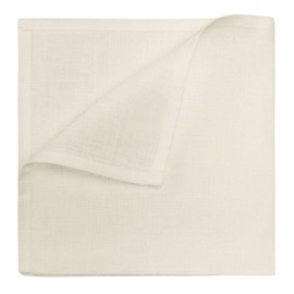 Linen Heart - 100% Modern Linen Napkin Cream White (47x45cm)