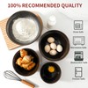 Hasense Mixing Bowls, 2.1/1.5/1.0/0.5 Qt, Nesting Bowls for Cooking, Baking,