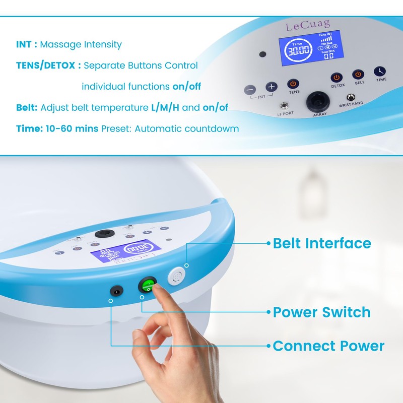 Ionic Foot Bath Detox Machine, Ion Foot Spa Cleanse Machine,