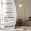 URLIGHTS Mid Century Modern Floor Lamp, 67" Tall Standing Lamp