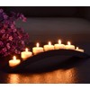 TELOSMA 36 Count Pure Beeswax tealight Candles Bulk - Natural