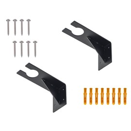 Wall Mount Rack for EGO Trimmer, Heavy-Duty Wall Hanging Holder for Garden Power Tools, Garage Storage Organizer, Storage Hooks for Trimmer (2 Pack Black)