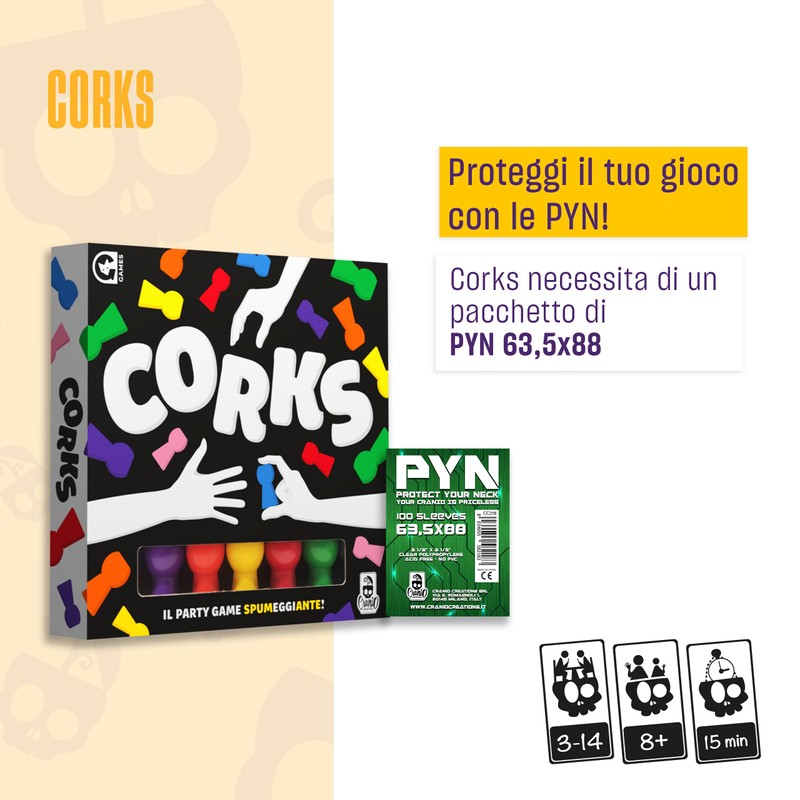 Cranio Creations - Corks - Il Party Game Spumeggiante! -