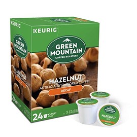 Green Mountain Coffee Roasters Hazelnut Decaf, Single-Serve Keurig K-Cup Pods, Flavored Light Roast Coffee, 48 Count
