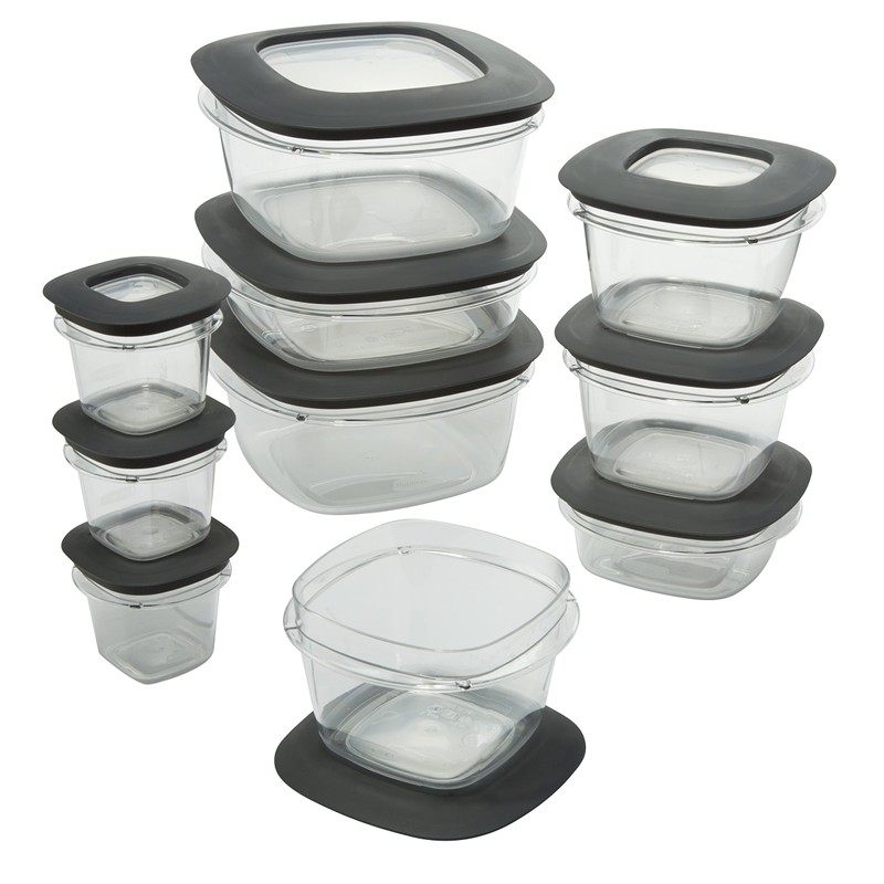Rubbermaid Premier Easy Find Lids Meal Prep and Food Storage