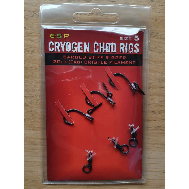 ESP Cryogen Chod Rig With Bait Screw Barbed OR Barbless: