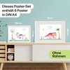 CreativeRobin Dino Poster Set I Cute Baby Room Decoration