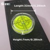 LAIESYA 3Pcs Circular Bubble Level Bullseye Degree Marked Surface Round