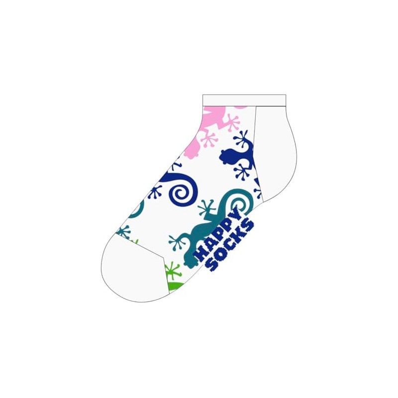 Happy Socks Gecko Low Sock Sneaker Socks, multicoloured