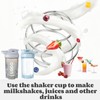 Tokaneit Pack of 2 Fitness Shaker, Protein Shaker Bottle, Shaker