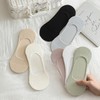 Women's Summer Sheer Mesh Anti-Odor No-Show Socks Non-slip One Size (Recommended for EU 34-39) / Green [No Packaging] 5ea