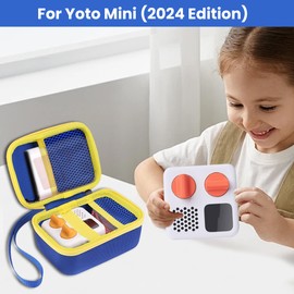 ASIEIT Case for Yoto Mini, Carrying Case Compatible with Yoto Mini (2024 Edition), Children's Audio & Music Player, Protective Bag for Children’s Speaker Plays Audiobook Cards, Blue Bag Only