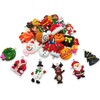 30pcs Mini Christmas Ornaments for Mini Tree Decorations Small Christmas