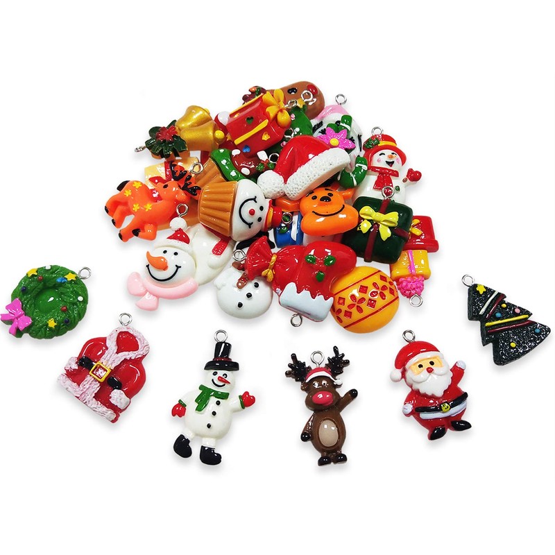 30pcs Mini Christmas Ornaments for Mini Tree Decorations Small Christmas