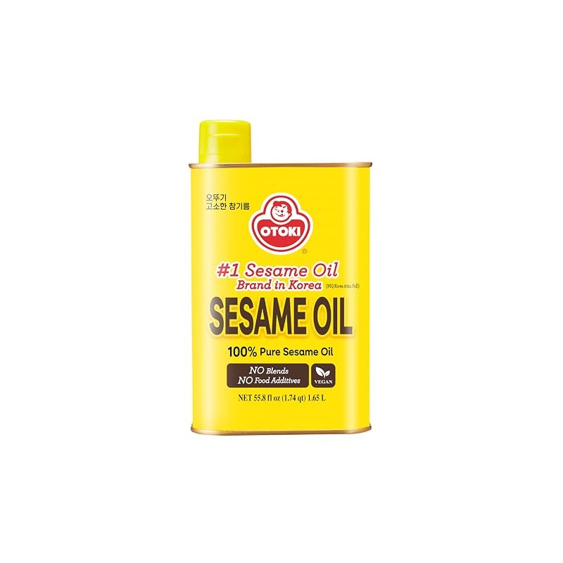 OTOKI 100% Pure Roasted Sesame Oil 1650ml (56 fl oz)