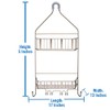 Laura Ashley Aristo Shower Caddy | Dimensions: 10"x 4"x 22"