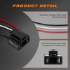 DOXMALL 4 Pack H4 9003 HB2 Wiring Harness Sockets,H4 3