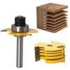 Bestgle 8mm Shank 6 Kerf Slot Router Bit Adjustable 3