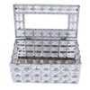 Crystal Tissue Dispenser Elegant Crystal Napkin Holder Decorative Facial Tissue