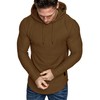 Lexiart Mens Fashion Athletic Hoodies Sport Sweatshirt Solid Color Fleece