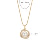 Sylph 18K Gold Plated Pearl Necklace, Dainty Freshwater Pearl Pendant