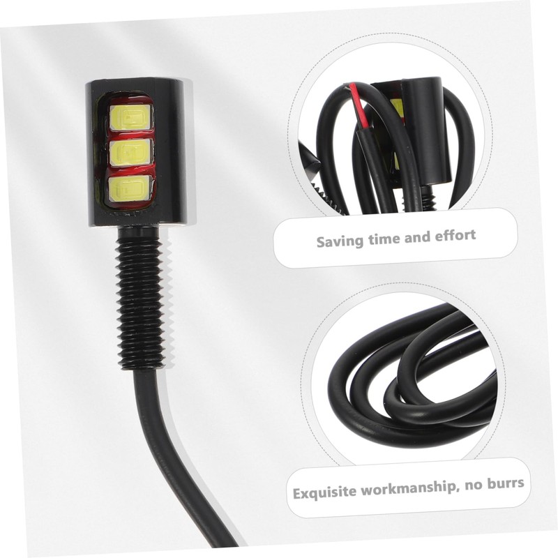 Ciieeo 2pcs LED License Plate Light for Car Motorcycle Durable