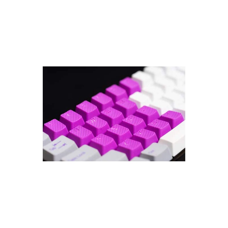 Tai-Hao TPR Rubber Backlit Double Shot Keycaps, 22 Keys in