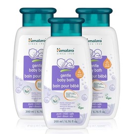 Himalaya Himalaya Gentle Baby Bath, No Tears Shampoo and Body Wash, Paraben and SLS Free, Hypoallergenic, Vegan, 200 ml (6.76 fl oz), 3 Pack