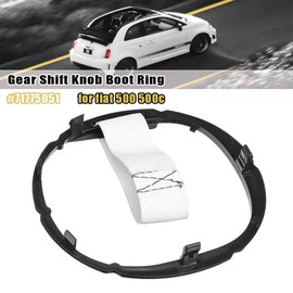 MDYNI Car Gear Shift Stick Lever Boot Gaiter Retaining Ring Lugs Compatible for Fiat 500 500c