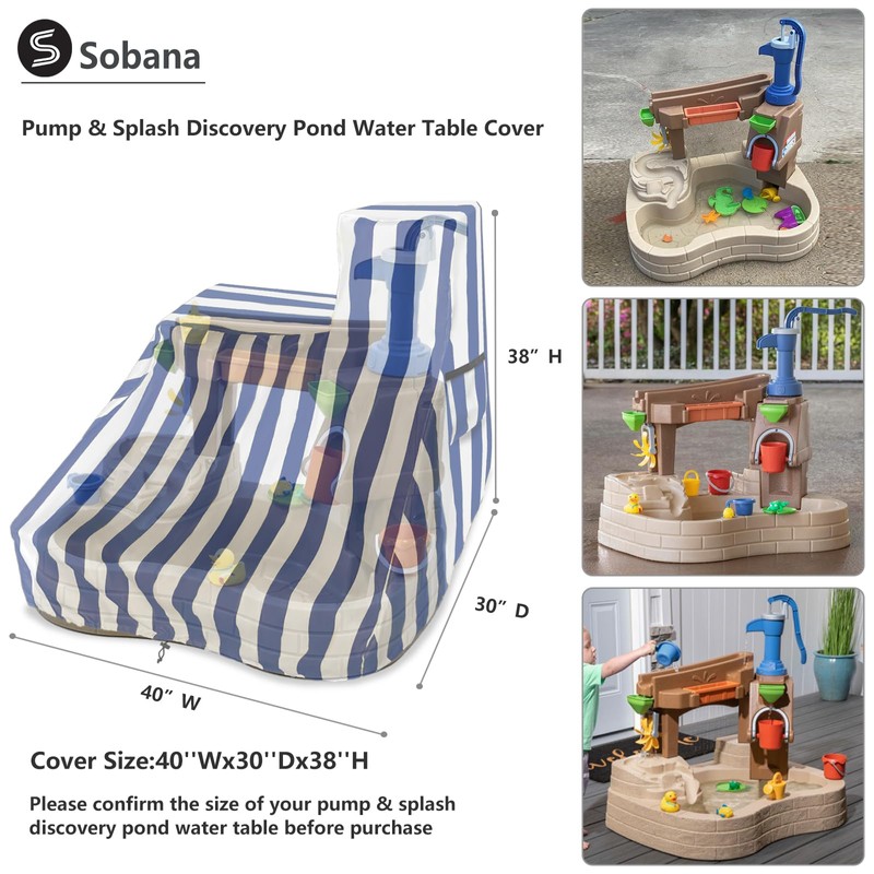 Sobana Kids Water Table Cover for Step 2 Pump &