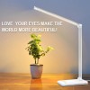 white crown Eye Friendly LED Desk Lamp with Touch Control