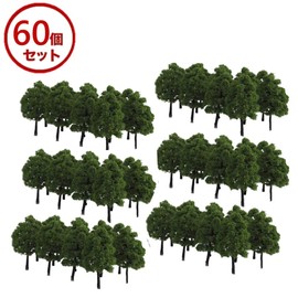 1.4 inches (3.5 cm) 60 Sticks for Model Railroad Tree Forest N Gauge Diorama Structure Railroad Construction Model Landscape Dark Green