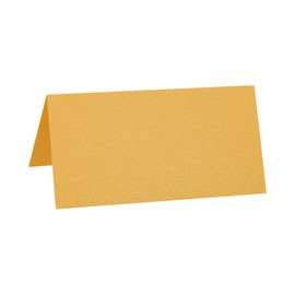 PATIKIL Table Name Place Cards,50Pcs 3.9 x 3.9inch Favor Decor Foldable Blank Card for Wedding Party Seating Place Cards Gold Tone