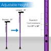 RMS Walking Cane - Adjustable Walking Stick - Lightweight Aluminum