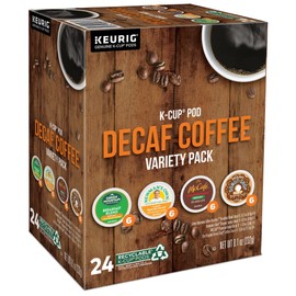 Keurig Decaf Coffee Variety Pack, Keurig Single Serve K-Cup Pods, 24 Count