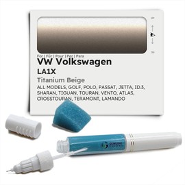 Genuine Colors Paint Pen Titanium Beige LA1X for VW Volkswagen Golf Polo Passat Jetta ID.3 Sharan Tiguan Touran Vento Atlas Crossstouran Teramont Lamando