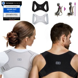 Back Bodyguard Posture Correction – Innovative back holder for an upright posture – Inconspicuous back support with maximum comfort – Includes Storage bag - back stabiliser m
