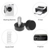 QWORK® 24 Pcs Black Adjustable Furniture Feet Screw Feet M6x10mm