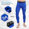 MEETYOO Leggings Uomo, Calzamaglie Sportive Pantaloni Fitness Compressione Baselayer per
