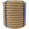 1 Inch Natural Jute Rope, 100 Feet Thick Hemp Rope,