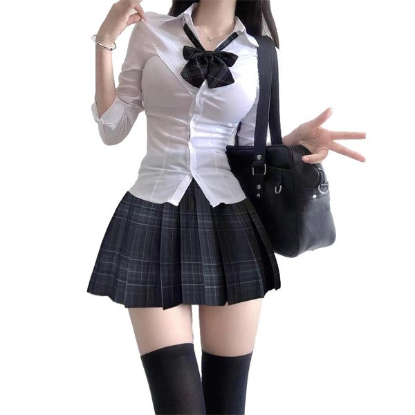 [QOOLYㅤ] コスプレ JK 女子高生 セーラー服 通学 文化祭 写真摄影 イベント 仮装