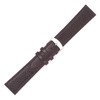 diloy Flat buffalo grain calf leather extra long watch strap