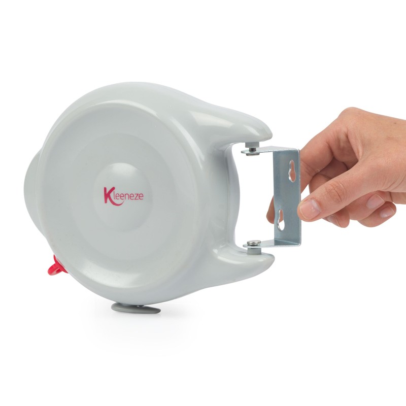 Kleeneze Retractable Clothesline – 15 Metre Drying Space, Anti-Slack Hook,