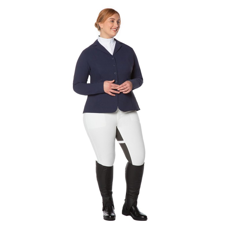 Kerrits Stretch Competitor Koat 4-Snap Navy Size: L